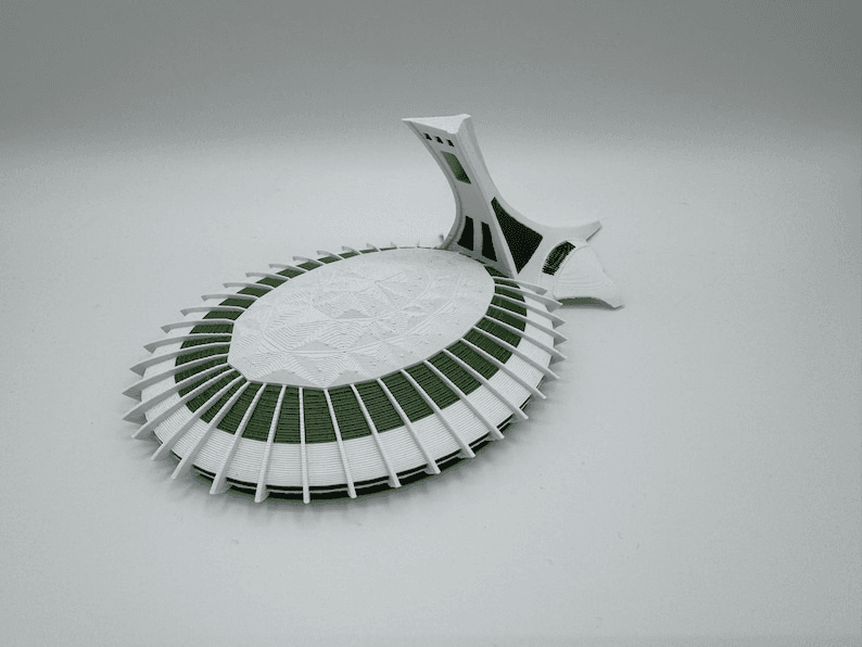 Montreal Olympic Stadium Inspired Fan Model & Collectible