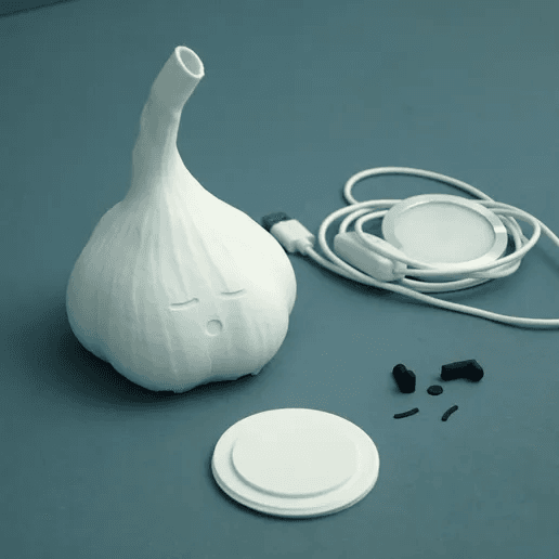 Kawaii Garlic Night Light – Cute Novelty Desk Lamp