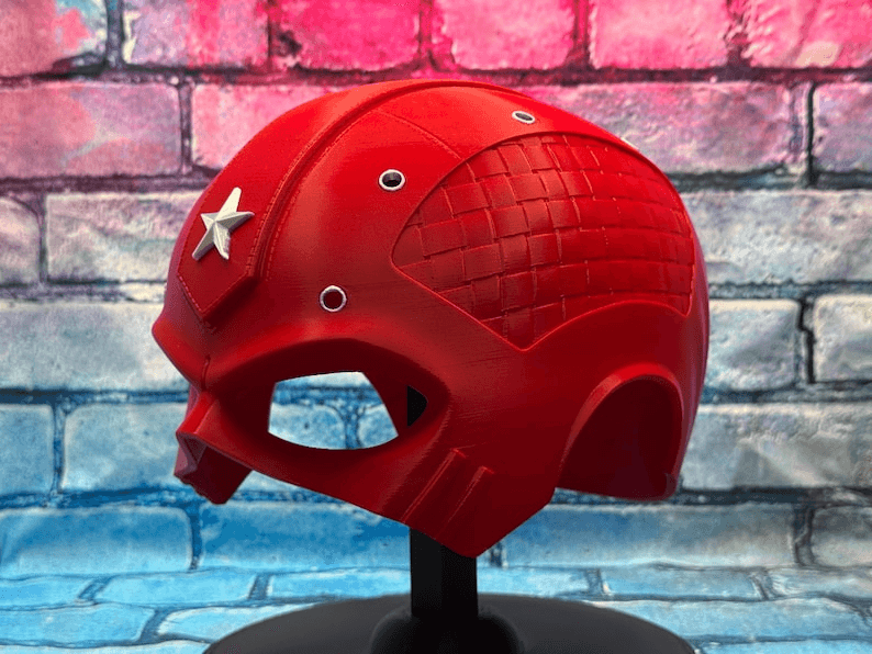 Red Guardian-Inspired Thunderbolts Helmet | Fan Cosplay Prop