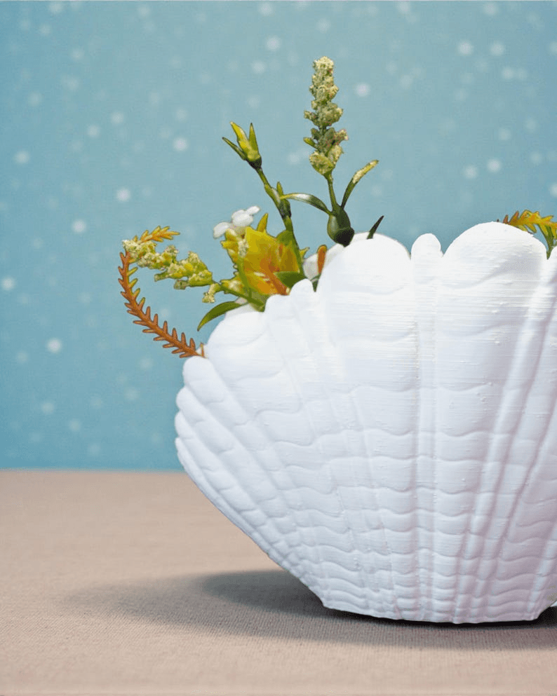 Seashell Mini Vase | Ocean-Inspired Shell Flower Holder