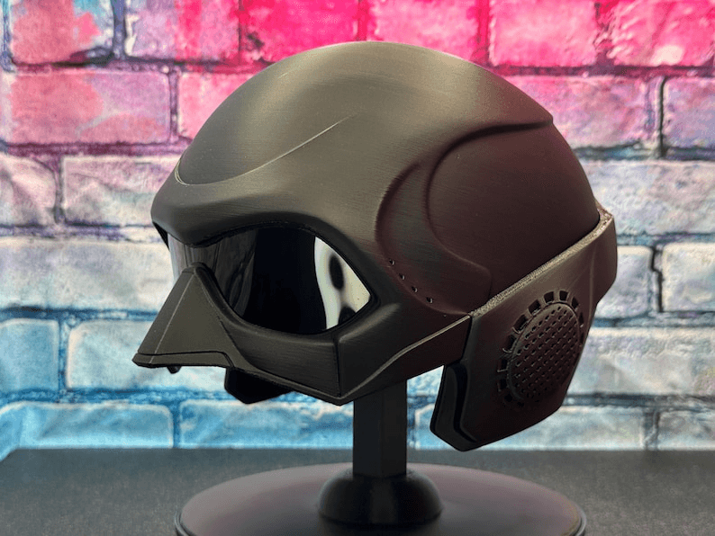 Black Noir Inspired Helmet Mask – Cosplay Fan Replica