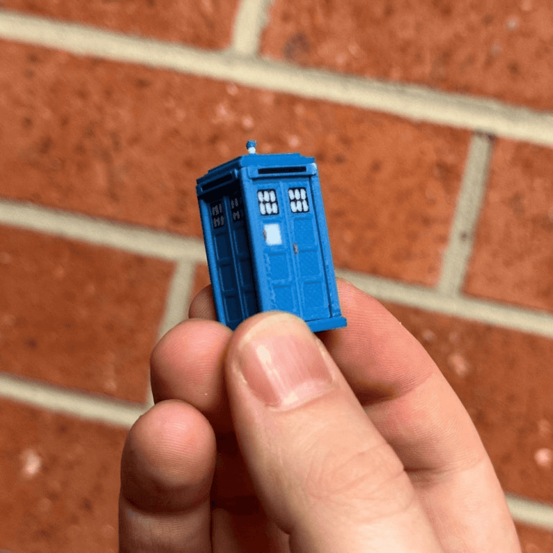 Pocket TARDIS Kit Card – Doctor Who Inspired Mini Model
