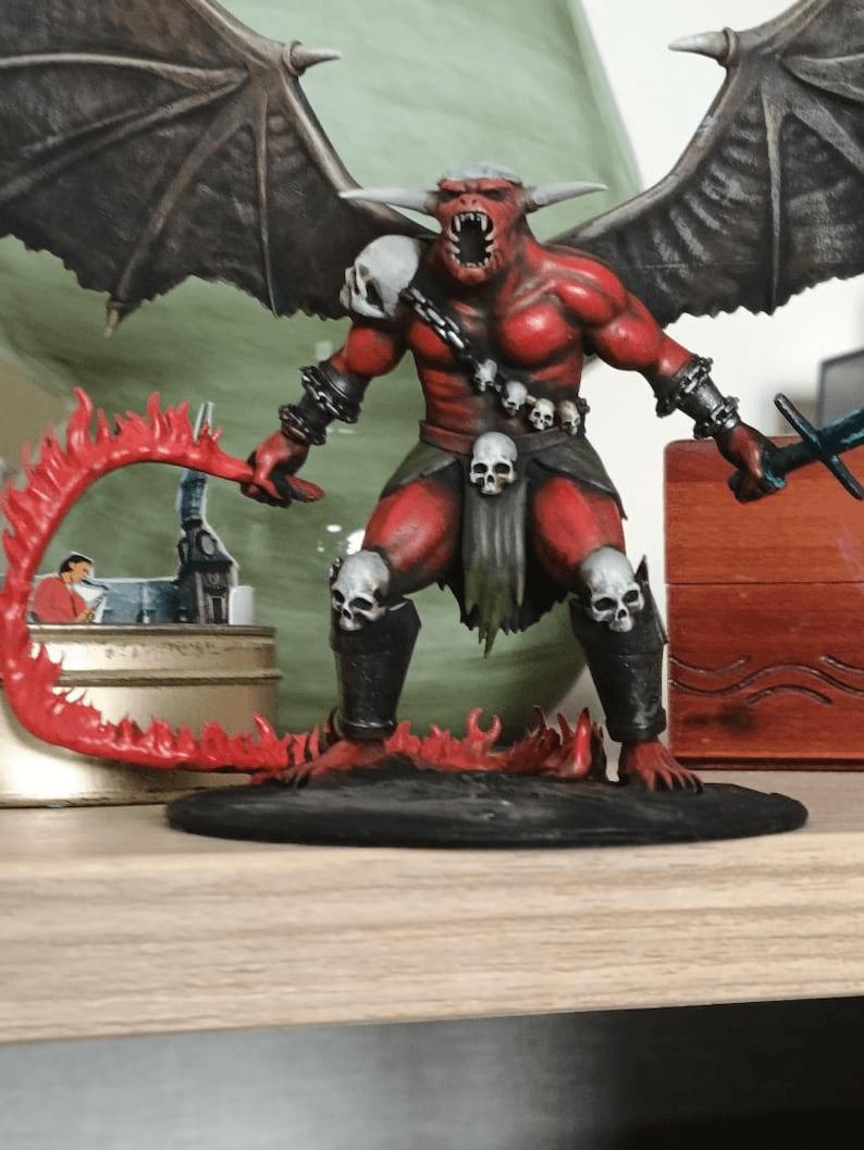 Balor Demon Miniature – D&D Inspired Tabletop RPG Figure