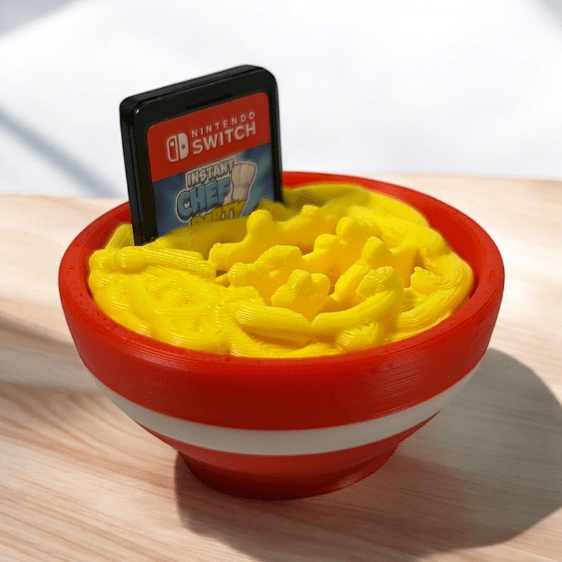 Noodle Bowl Nintendo Switch Game Card Holder Stand