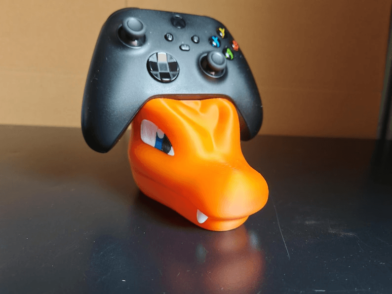 Charizard-Inspired Dragon Head Controller Holder