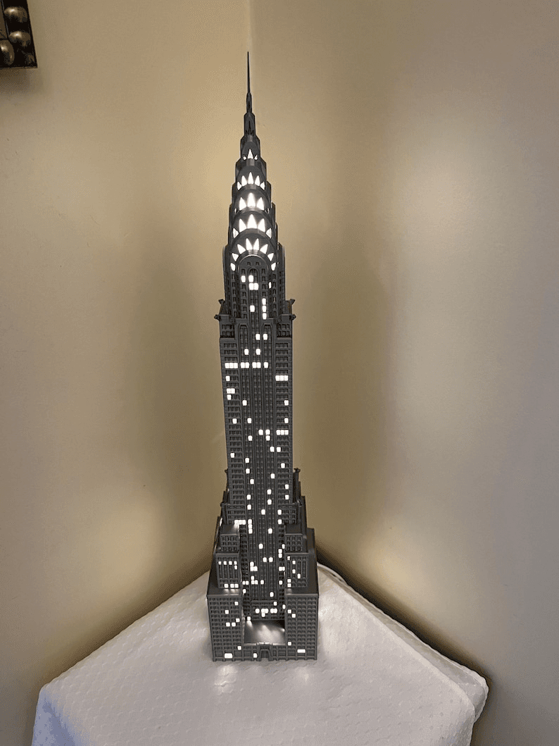 Chrysler Building Light-Up Miniature Model | NYC Landmark