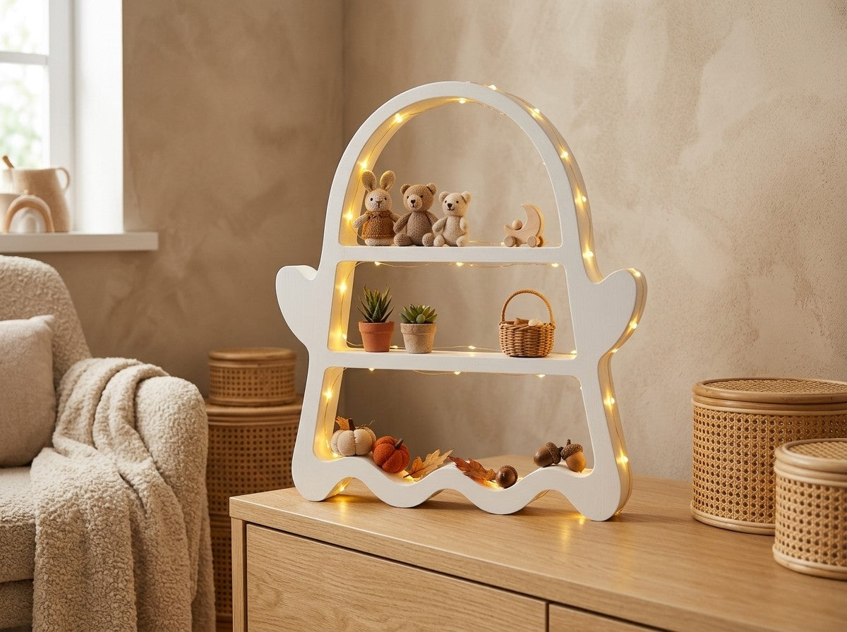 Ghost Shelf – Halloween-Inspired Tabletop & Wall Display