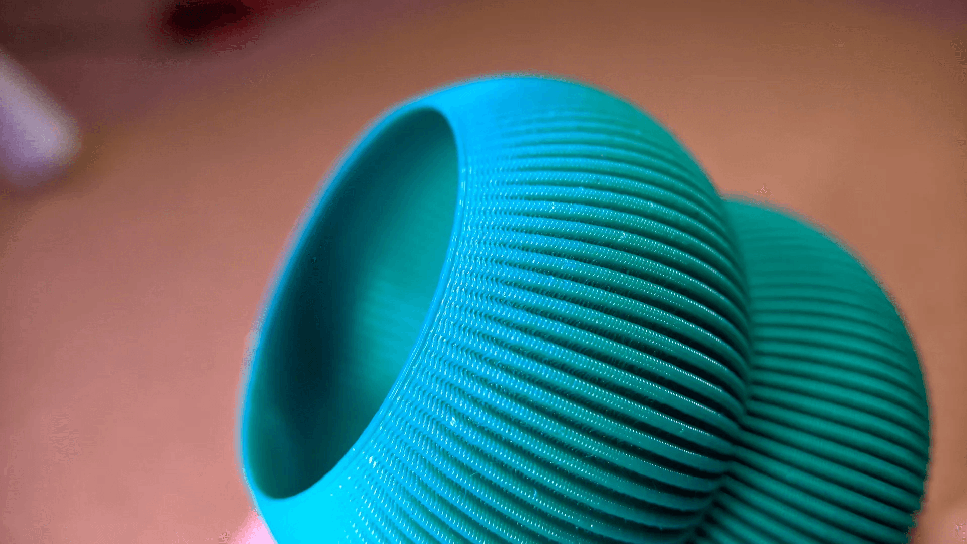 Ribbed Bubble Stacked Orb Vase Planter with Base