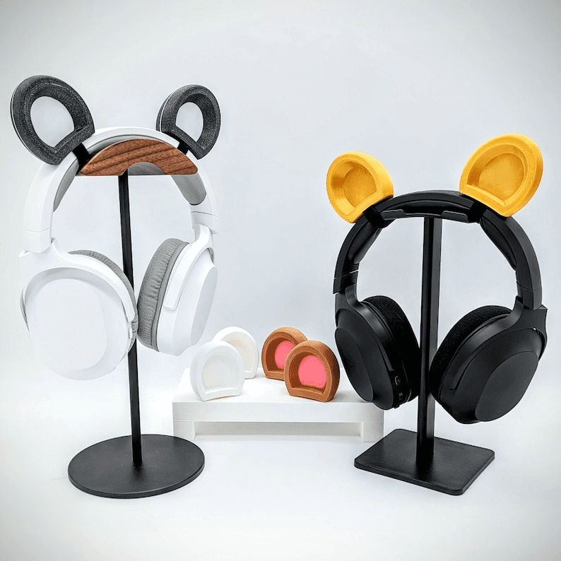 Bunny Ears Headphone Attachment – Rabbit Cosplay Accessory