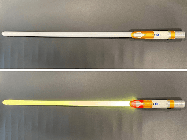 Jedi Temple Guard Inspired RGB FX Single Lightsaber Prop