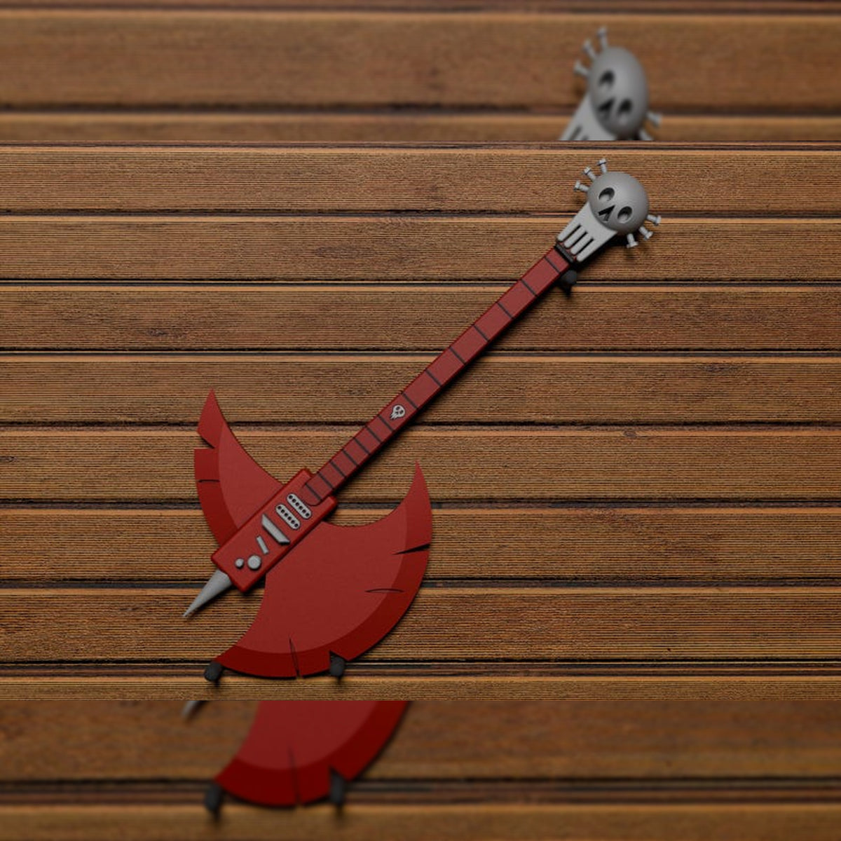 Marshall Lee Guitar Axe – Adventure Time Inspired Cosplay Prop