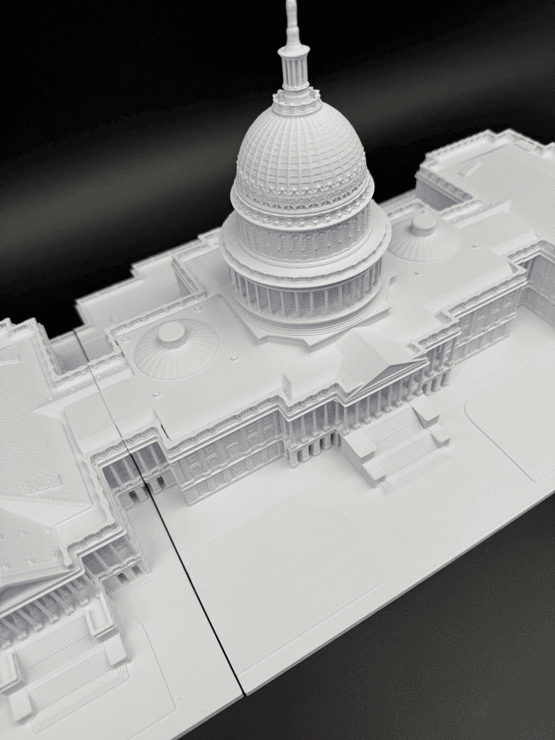 US Capitol Building Miniature Model – Collector's Replica