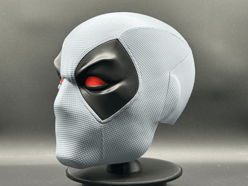 X-Force Deadpool Inspired Grey Cosplay Mask | Fan Replica