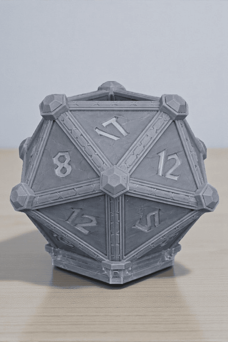 D20 Dice Succulent Pot | RPG Inspired Mini Planter