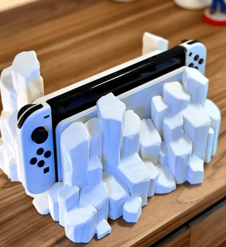 Quartz Crystal-Inspired Nintendo Switch Dock Cover | Classic & OLED