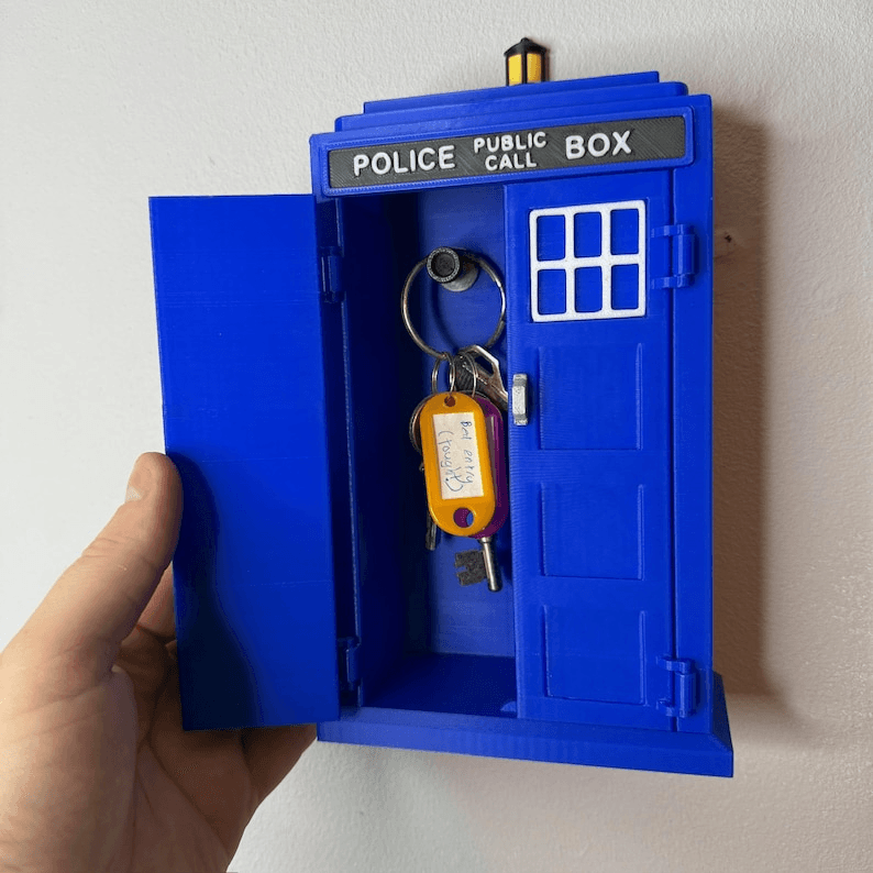 Doctor Who Inspired TARDIS Wall-Mounted Key Holder