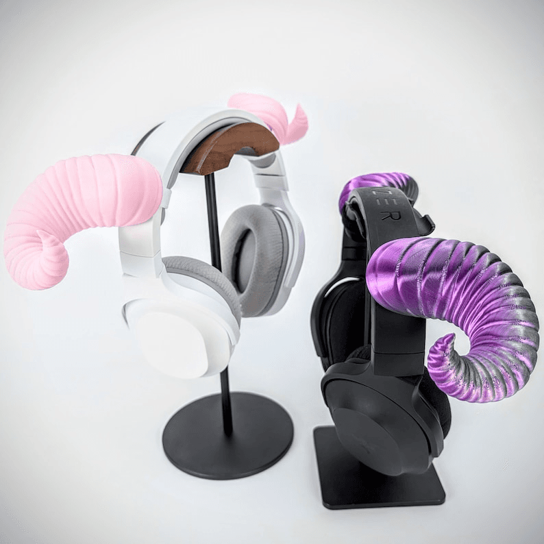 Ram Goat Horns Headphone Attachment – Gaming Headset Clip
