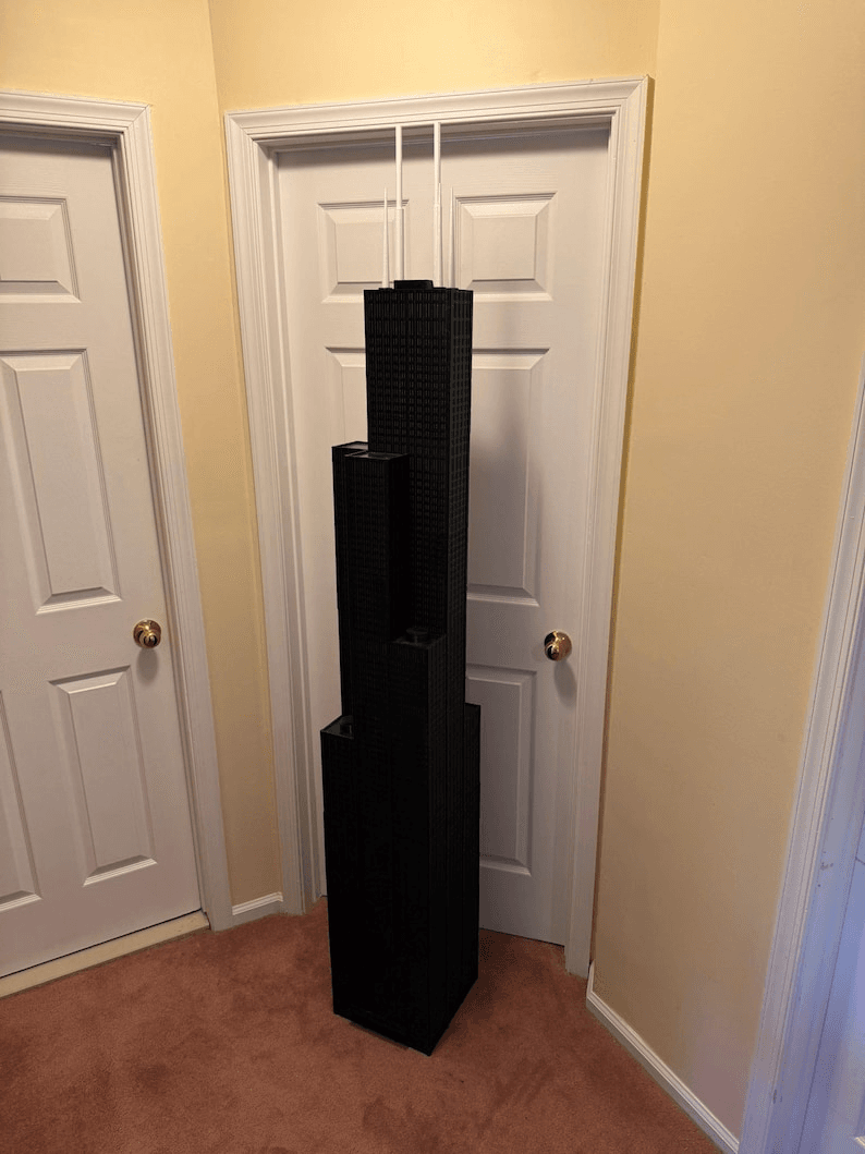 Sears Tower Inspired Miniature Chicago Landmark Model