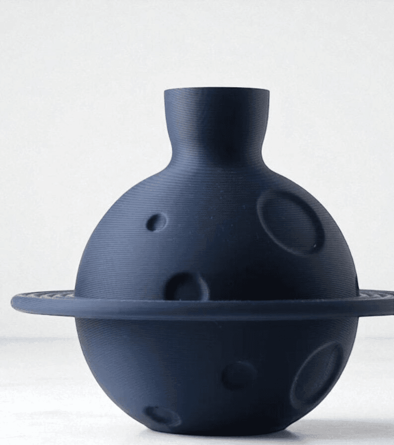Space-Inspired Planet Vase | Cosmic Saturn Flower Vase