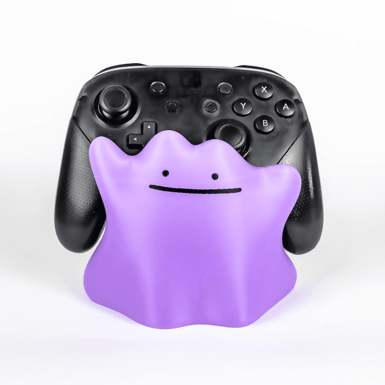 Ditto Inspired Controller Stand | Pokémon Fan Gaming Holder