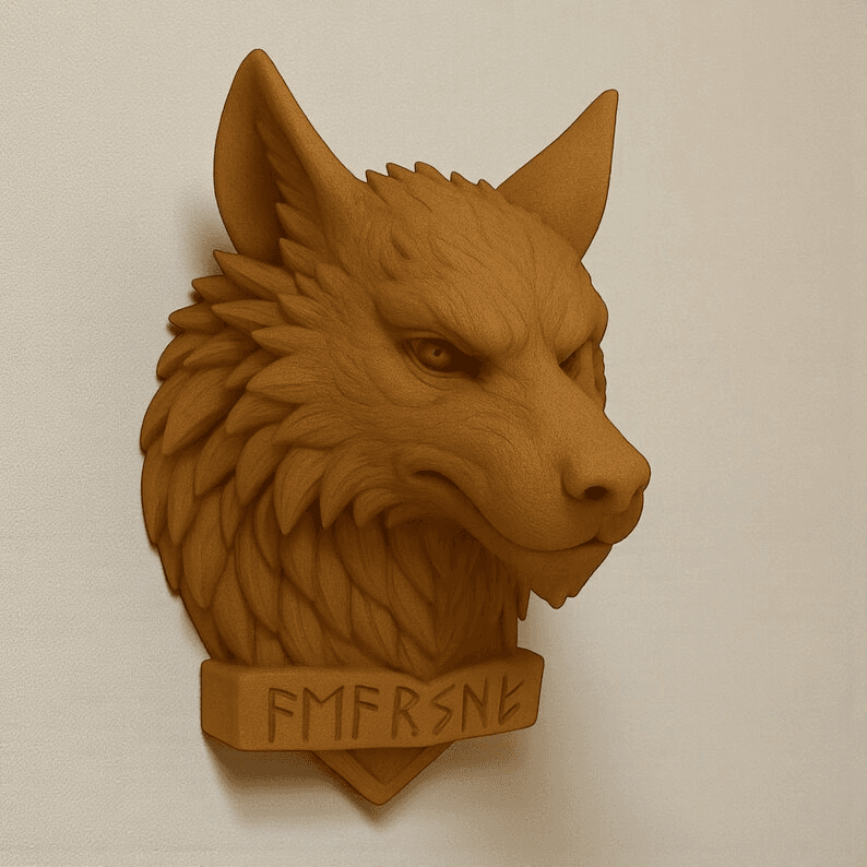 Fenrir Wolf Norse Gaming Headphone & Controller Mount