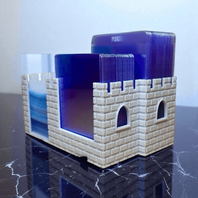 Castle TCG Organizer – Toploader & Sleeve Storage Box