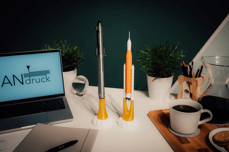 Artemis SLS Rocket Lamp – NASA-Inspired Space Desk Light