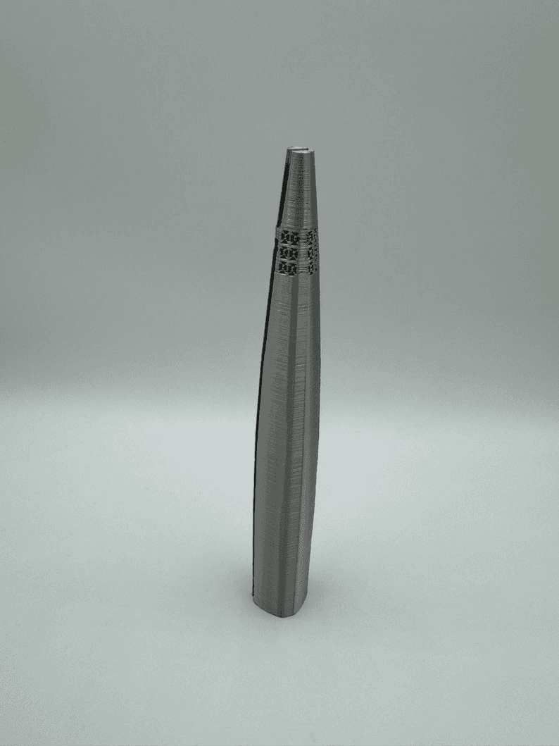 Lotte World Tower Inspired Miniature Seoul Skyline Model