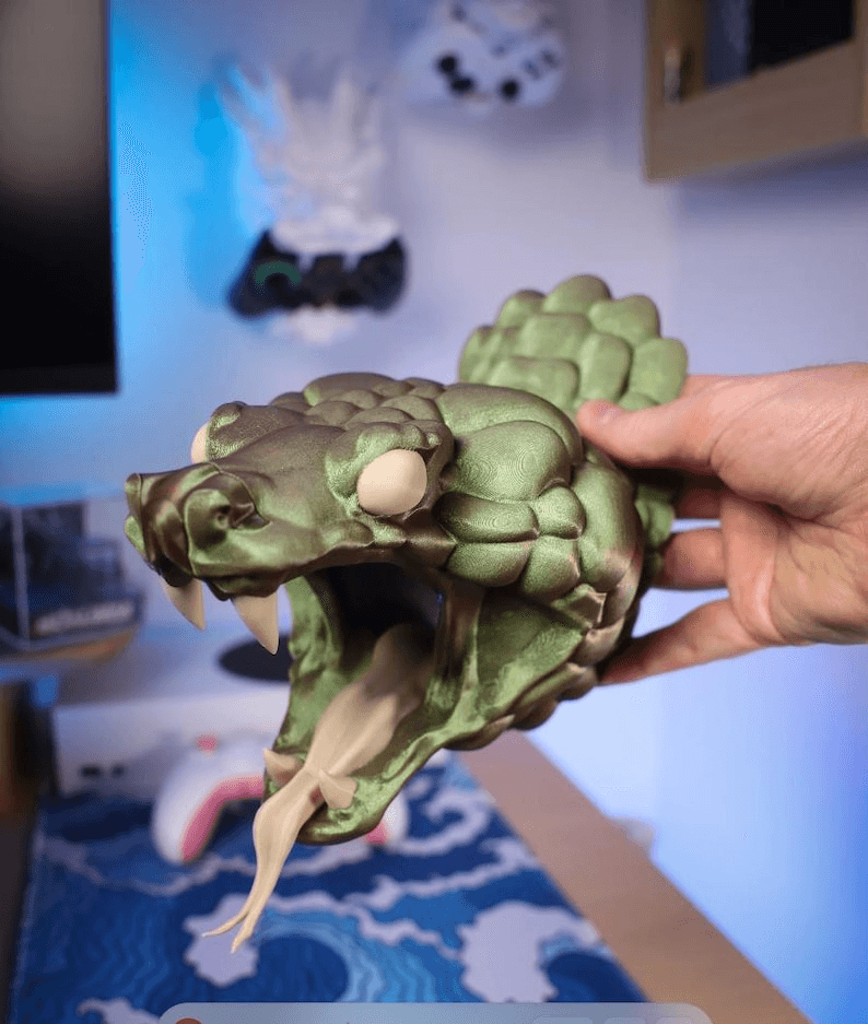 Serpent Snake Controller Stand | Gaming Desk Holder