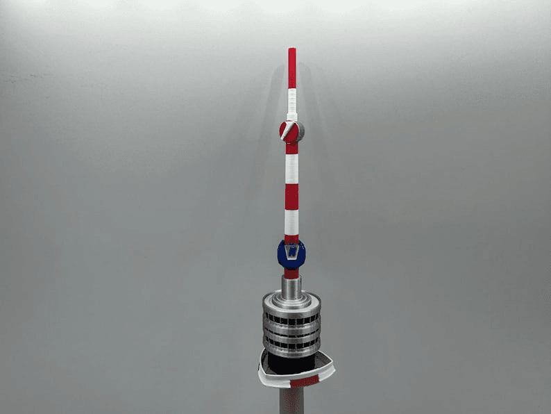 Danube Tower Inspired Miniature Model Figurine