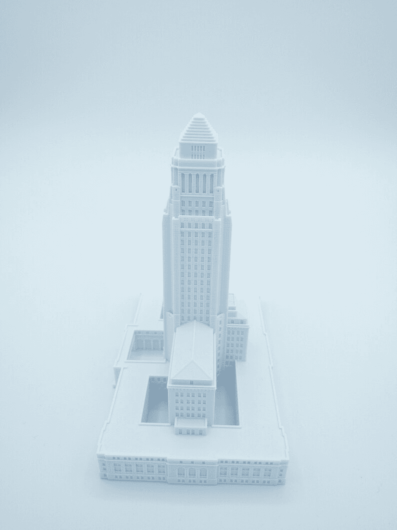Vienna Rathaus Inspired Gothic City Hall Miniature Model