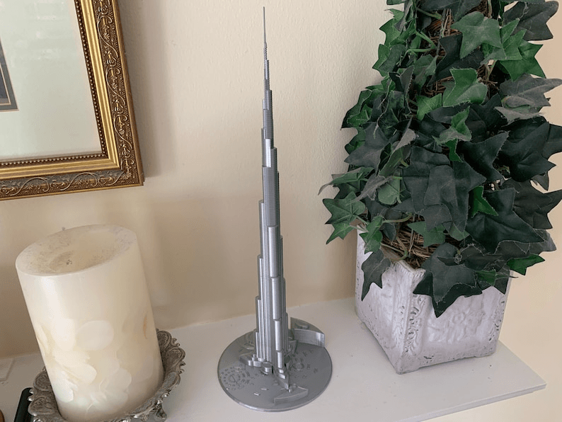 Burj Khalifa Inspired Tower Model | Dubai Skyline Figurine