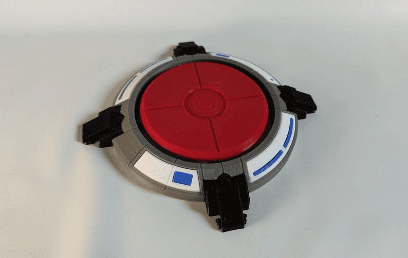 Portal-Inspired Companion Cube & Button Fan Art Bundle