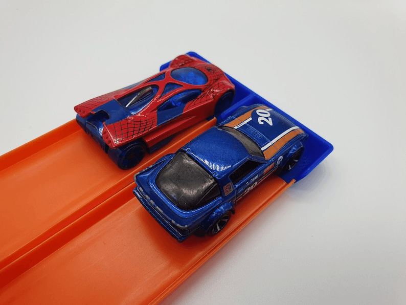 Custom Hot Tracks-Style End Stop Connector for Toy Cars