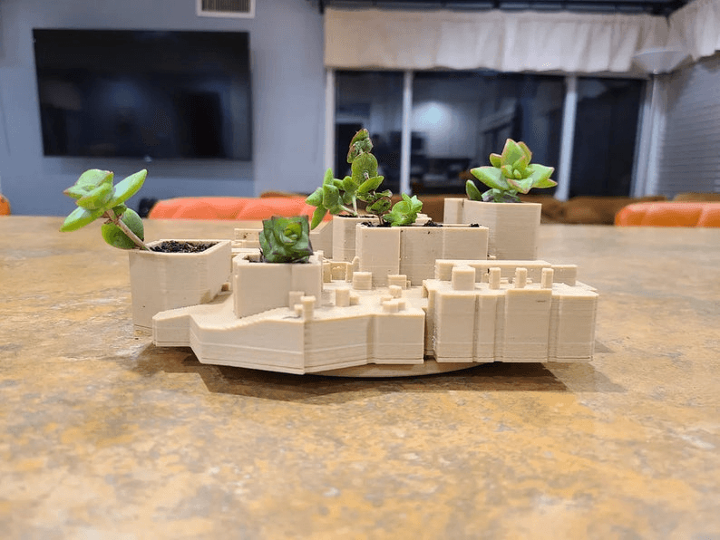 Counter-Strike Mirage Map Inspired Succulent Planter