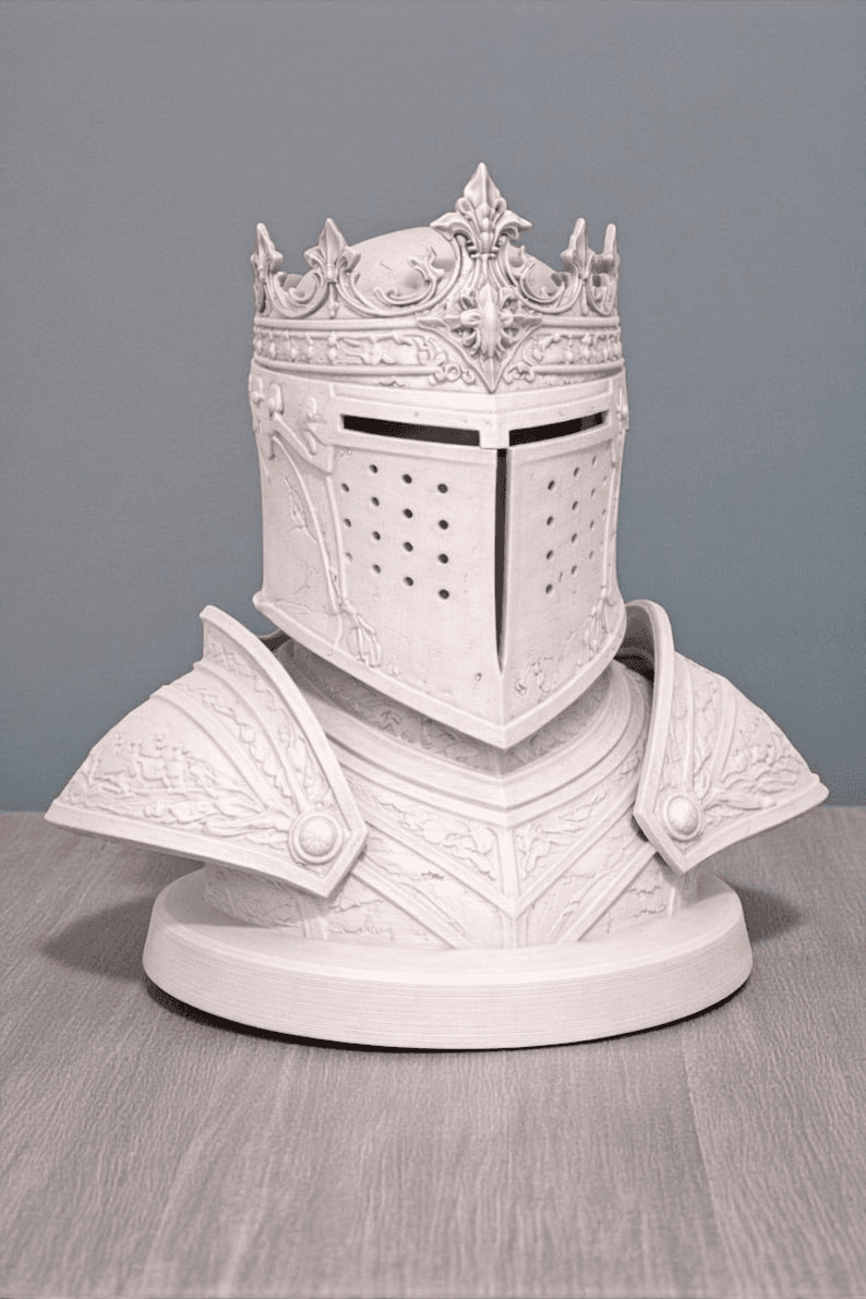 Royal Knight Armour Bust Headphone Stand – Medieval Gamer
