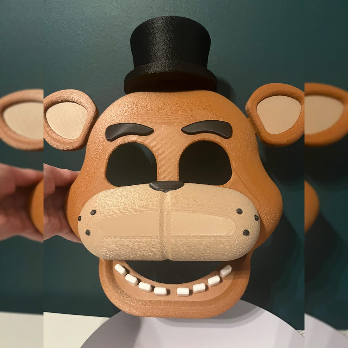 Freddy Fazbear Inspired Fan Cosplay Mask Accessory