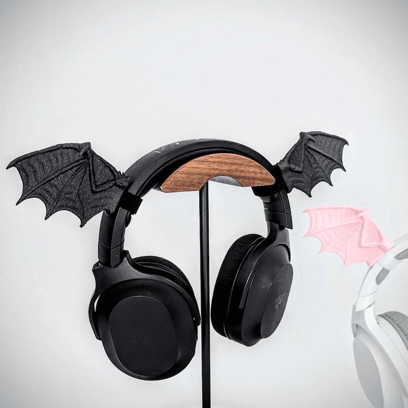 Bat Wings & Cat Ears Gaming Headset Attachment