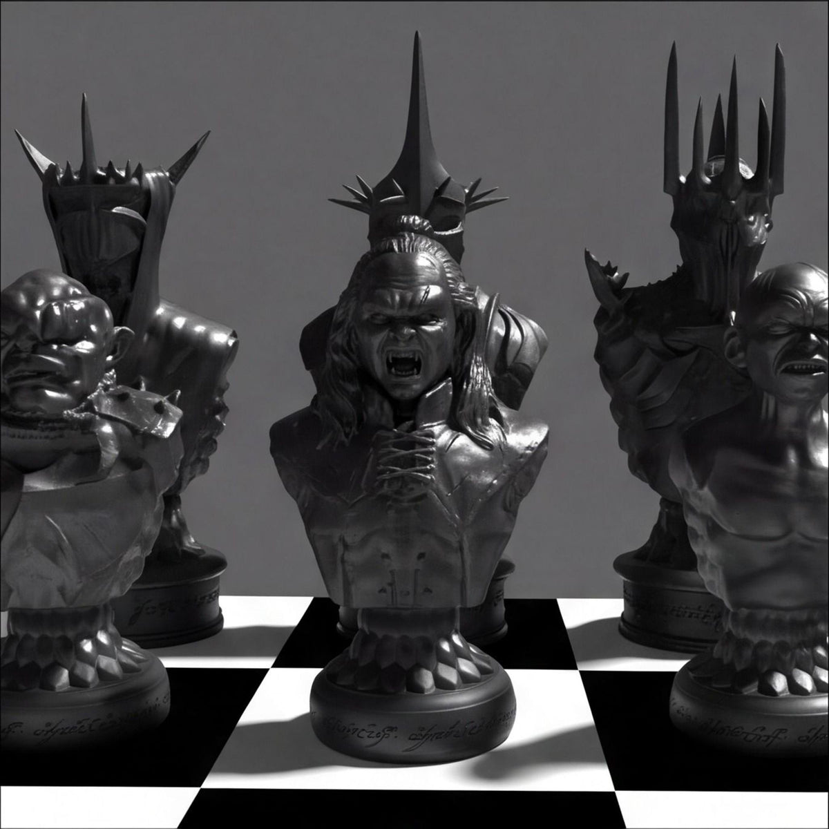 Dark Lord Inspired Fantasy Chess Pieces – Evil Side Set