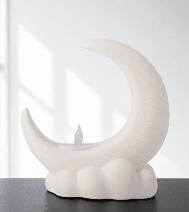 Crescent Moon Incense Holder – Celestial Lunar Decor