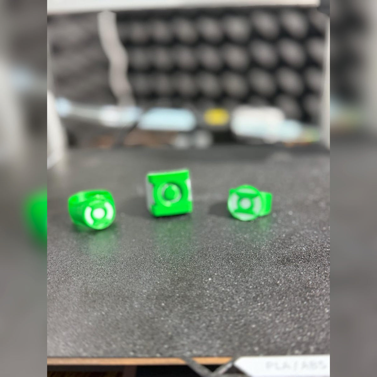 Green Lantern Inspired Mask & Power Ring Cosplay Set