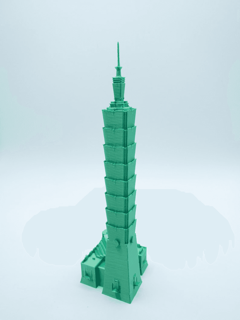 Taipei 101 Inspired Miniature Building Model – Desk Decor