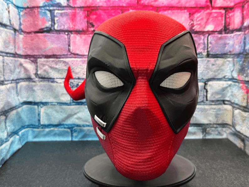Deadpool Inspired Fan Helmet Mask | Marvel Rivals Cosplay