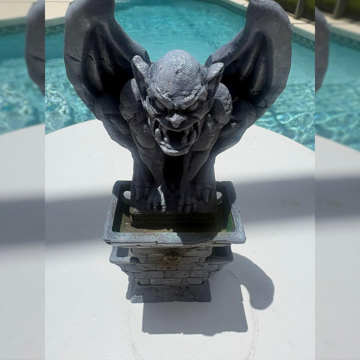 Gothic Gargoyle Backflow Incense Burner | Stone Tower