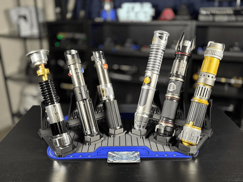 Star Wars Inspired Lightsaber Display Stand for Collectors