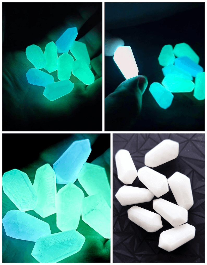 Glow-in-the-Dark Kyber Crystals – Star Wars Inspired