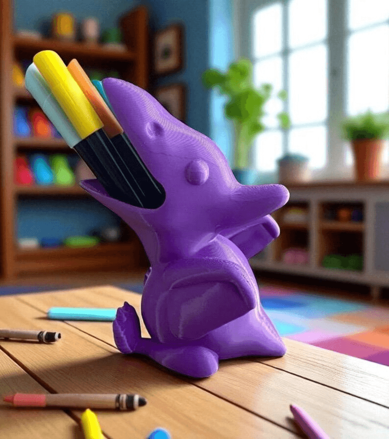 Pterodactyl Dinosaur Pen Holder & Pencil Cup Organiser