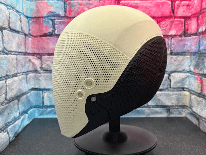 Ghost-Inspired Perforated Helmet Mask – Thunderbolts Fan Cosplay