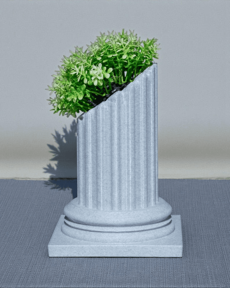 Mini Roman Column Succulent Pot | Ancient Pillar Planter