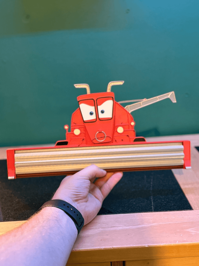 Frank the Combine Harvester Minecraft-Style Fan Collectible